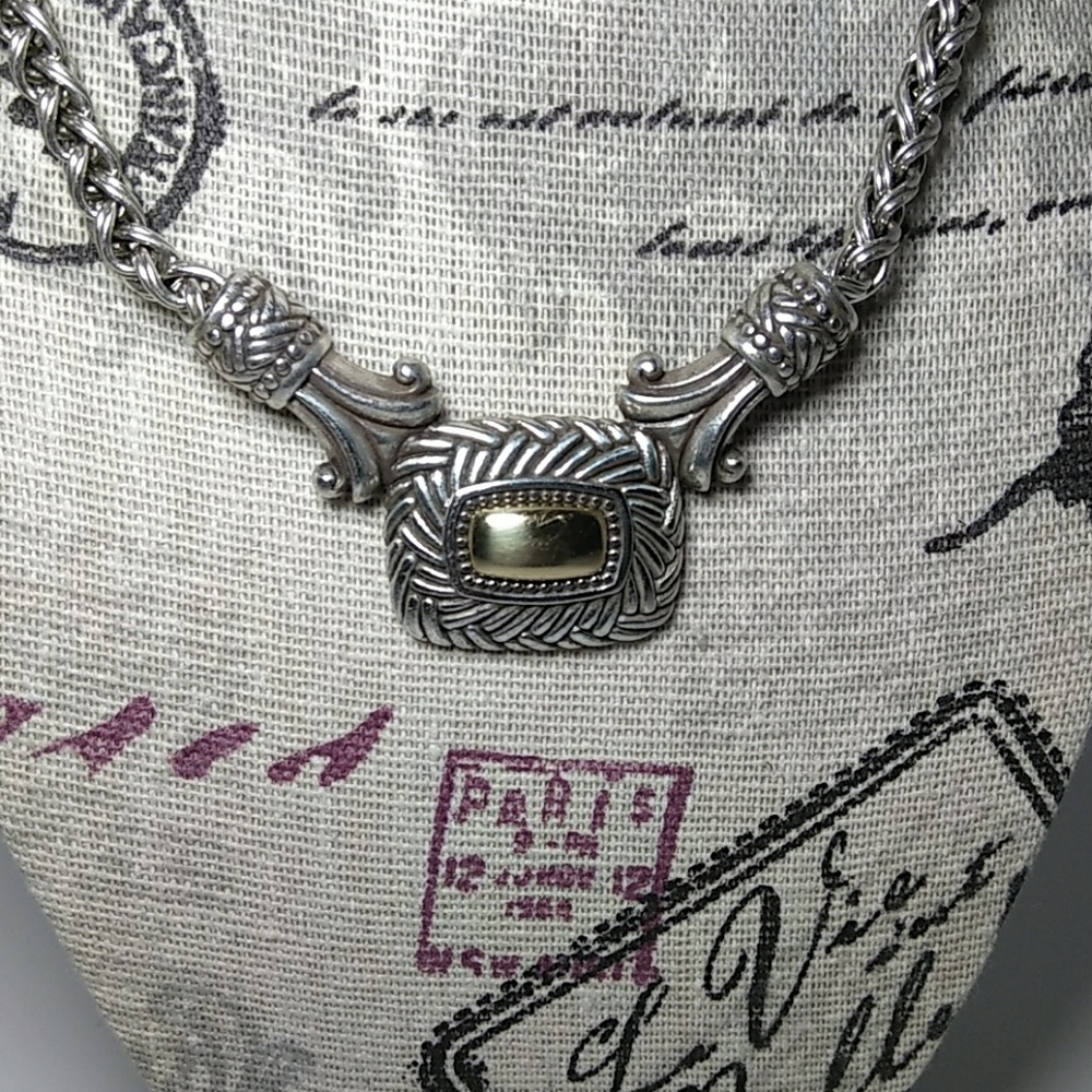 Brighton braided chain necklace